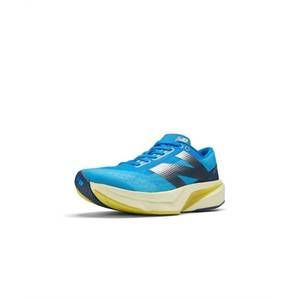 NEW NEW BALANCE women fuelcell rebel v4 running shoes in spice blue/limelight/bl